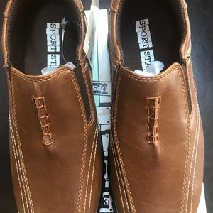 Young boys brown shoes NWT 12 1/2